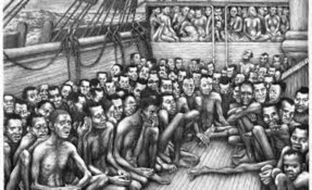 African slaves were brought to America