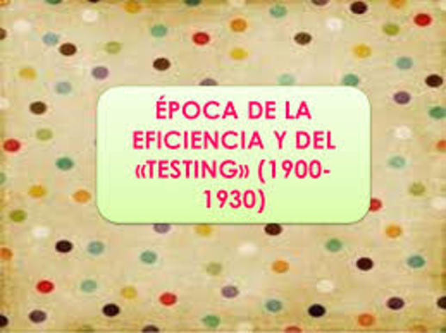 LA EPOCA DE LA EFICIENCIA