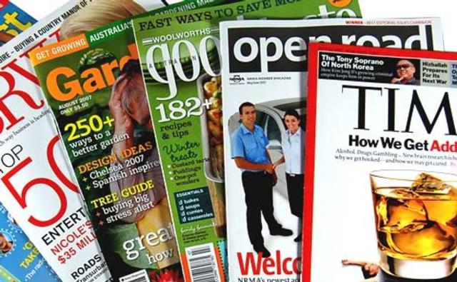 Hacia 1730, las revistas emergen por primera vez como medios de comunicación.