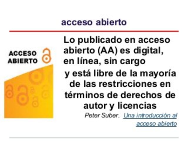 LICENCIAMIENTO DE ACCESO ABIERTO
