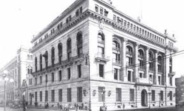 Se inaugura el Banco de Mexico