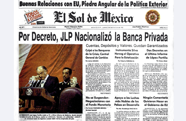 La Nacionalización de la Banca