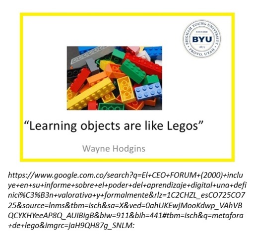 Hodgins propone metáfora del LEGO (2000)