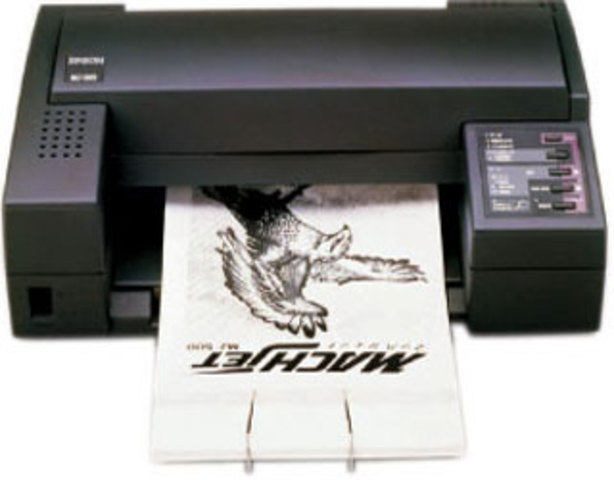 1.ª Impressora Jato de Tinta Micro Piezoelétrica