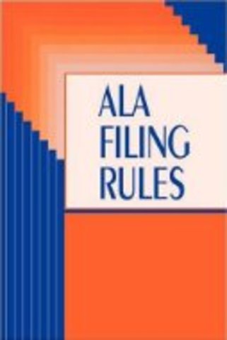ALA Filing Rules