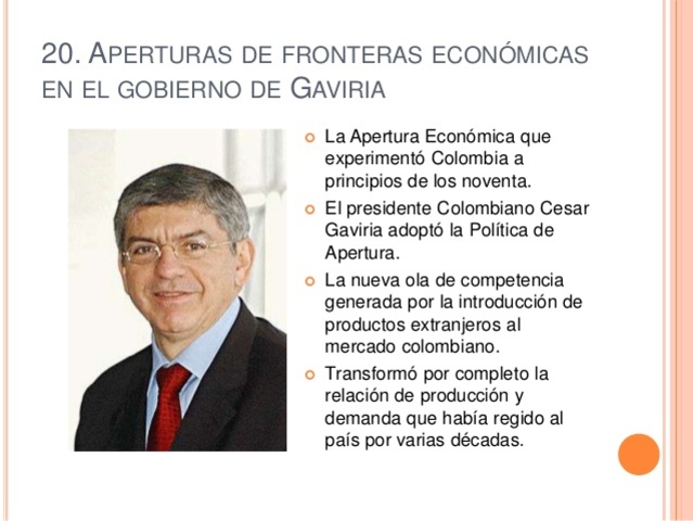 La Apertura Económica