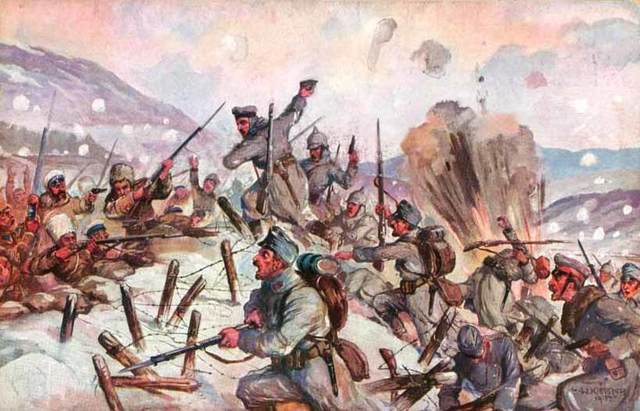 Russian began an offensive in eastern Galicia