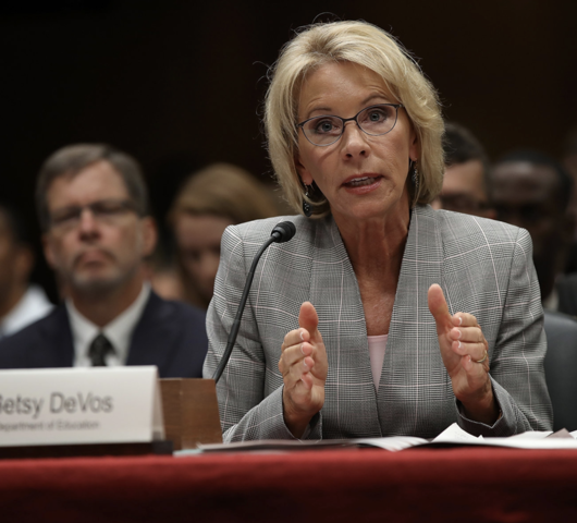 18 states and DC are suing Betsy DeVos