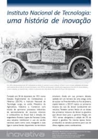 Pesquisa pioneira: carro a álcool da Estação Experimental de Combustíveis e Minérios (EECM), atual INT.