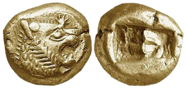 Aparece la moneda en asia menor.