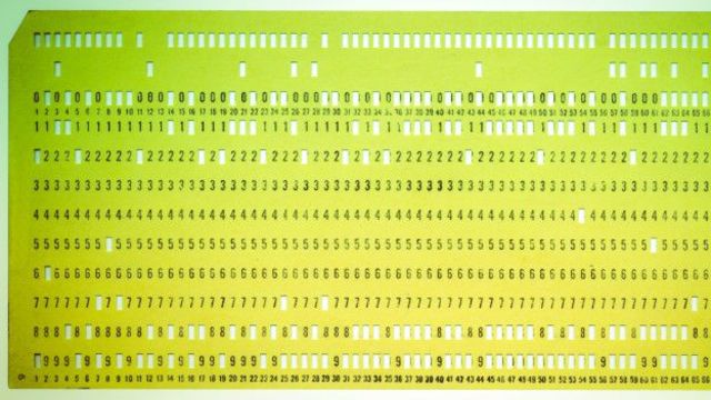 Tarjetas perforadas :960 b