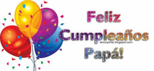los cumpleaños de mi padre