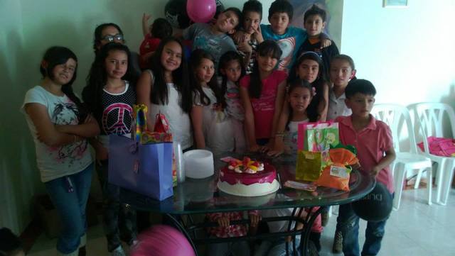 Cuando hice el bautizo y la primera comunión  en el año 2010 y lo disfrute con mi familia y amigos