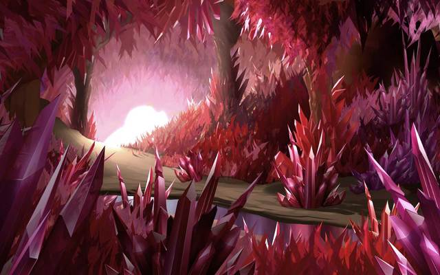 Crystals and Gems Began to Form