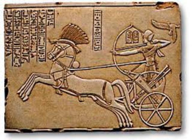 Utilización de la rueda en carros  de combate de mesopotamia