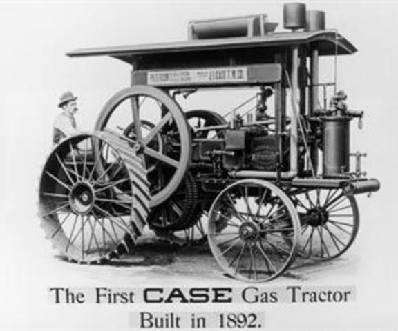 Construcción primer tractor a gasolina