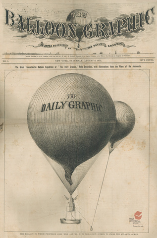 First attempt to cross the Atlantic Ocean in a balloon ended in failure.