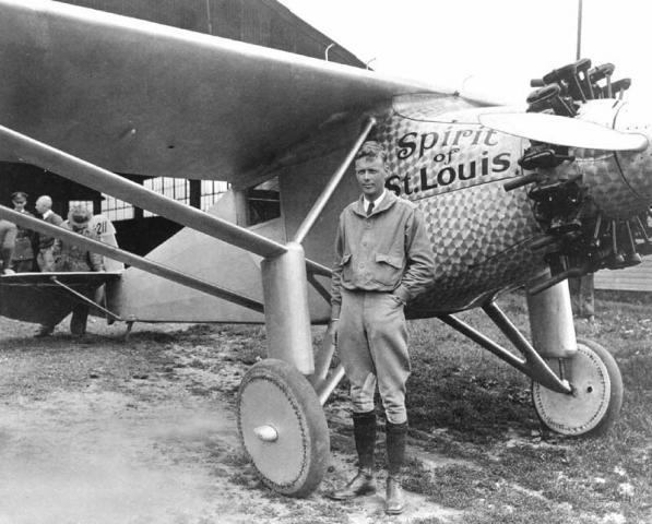 First solo, nonstop flight across the Atlantic.