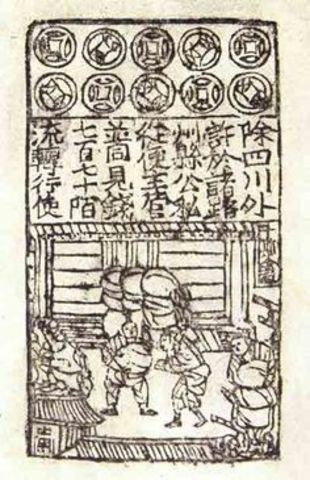 BILLETE BANCARIO por el Emperador Mongol KUBLAI KHAN