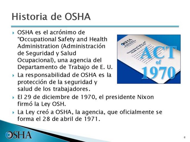 inica en Colombia  las OHSAS