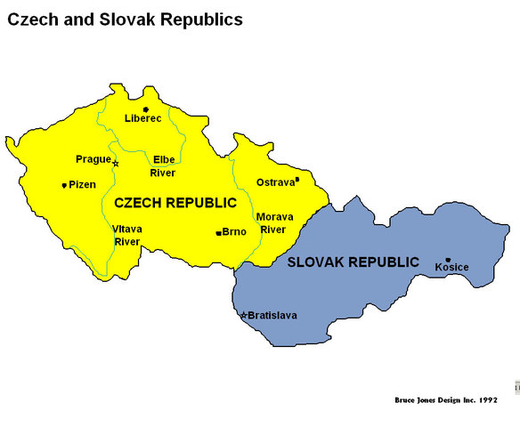 Split of Czechoslovakia