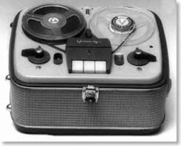 Grabacion magnética de audio.