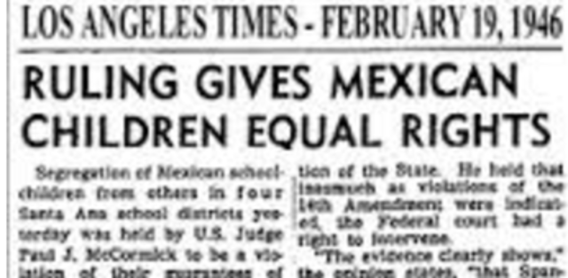 Mendez v Westminster