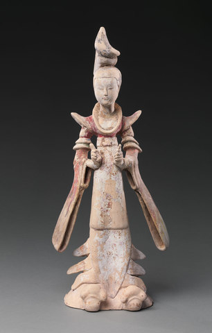 Standing Court Lady, Tang Dynasty, China