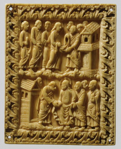 Two Scenes of Christ and the Apostles