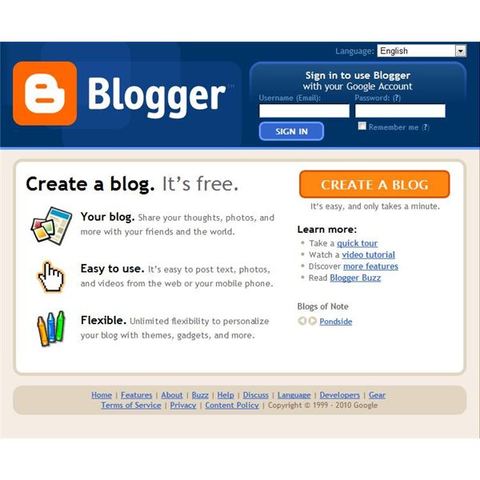 Blogger Platform is created