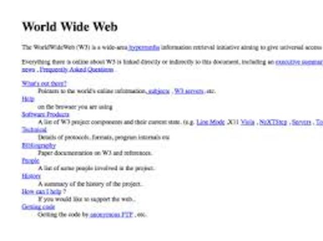 The first website