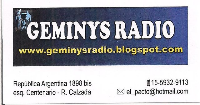 LA TARJETA DE LA RADIO!