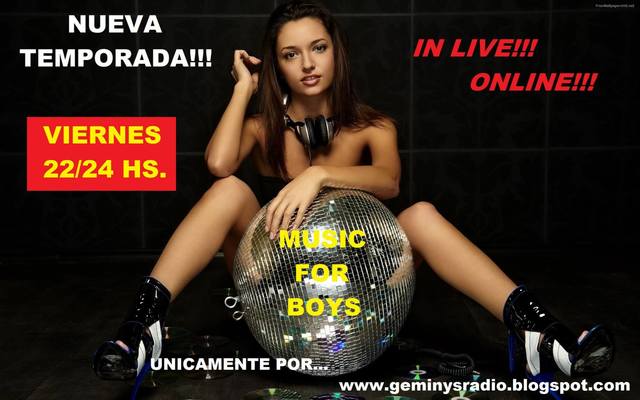 TEMPORADA 2015 DE "MUSIC FOR BOYS"!