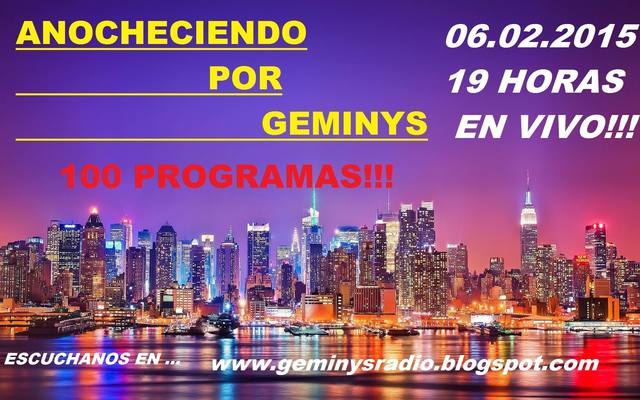 100 PROGRAMAS DE "ANOCHECIENDO"!