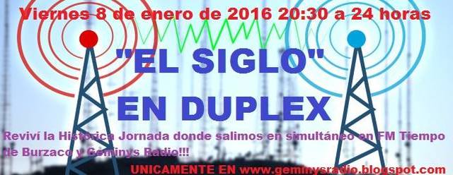 EL SIGLO EN DUPLEX 2015 (REPETICION)