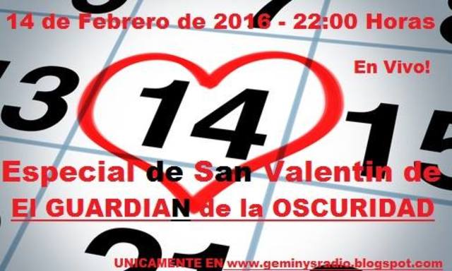 ESPECIAL DE SAN VALENTIN 2016
