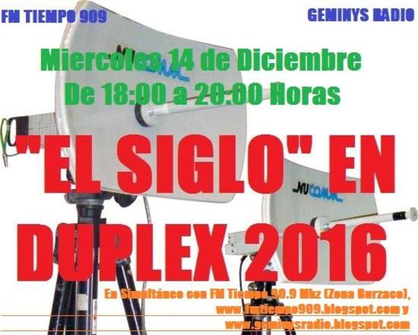 EL SIGLO EN DUPLEX 2016