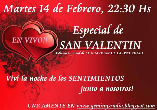 ESPECIAL DE SAN VALENTIN 2017