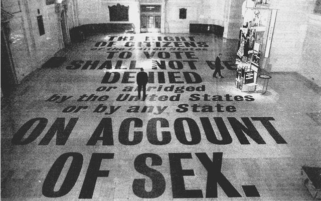 19th Amendment, granting women the right to vote