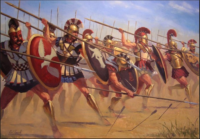 Sparta creates a military centred city state