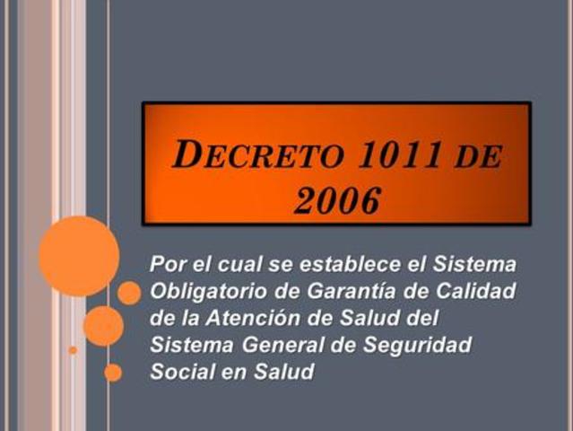 decreto 1011 de 2006