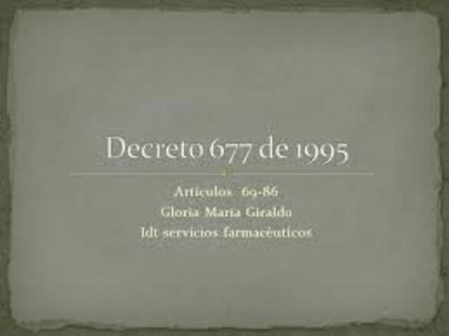 Decreto 677 de 26 de abril de 1995