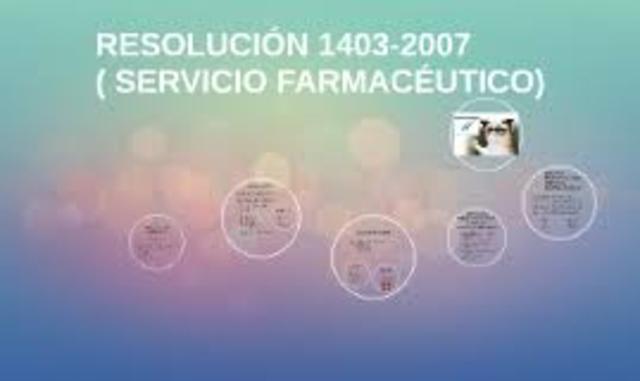 resolución 1403 de 2007