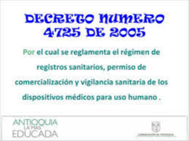 decreto 4725 de 2005
