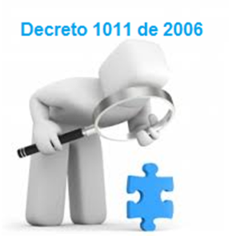 DECRETO 1011 de 2006