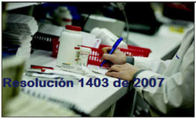 RESOLUCION 1403 DE 2007