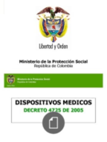 Decreto 4725 de 2005