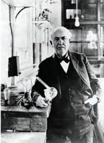 Thomas Edison invented the incandescent light bulb