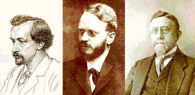 Hugo de Vries, Carl Correns y Erich von Tschermak