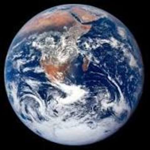 Harrisom Schmitt takes the famous photograph, The Blue Marble